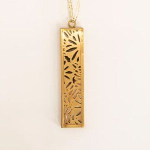 ANTHROPOLOGIE Laser Cut Metal Monogram Ornament Letter I i